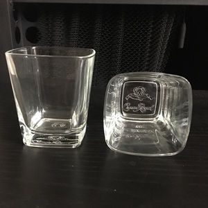 CROWN ROYAL Set of 2 Bourbon Low Ball Glasses